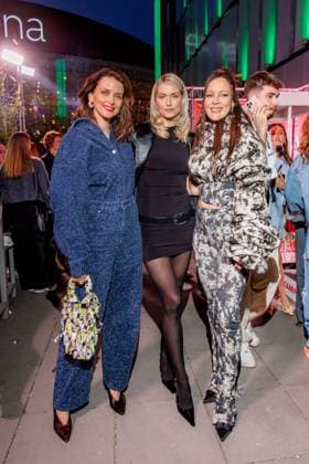 Fashion Show - ABOUT YOU Fashionmania Eva Padberg, Lena Gercke und Jasmin Wagner bei der ABOUT YOU Fashionmania by AYFW in der Uber Eats Music Hall am 25.04.2025 in Berlin. Copyright: xEventpressxKochanx