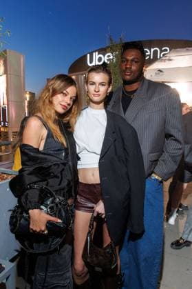 Fashion Show - ABOUT YOU Fashionmania Selma May, Zoe GNTM und Marvin De-Graft bei der ABOUT YOU Fashionmania by AYFW in der Uber Eats Music Hall am 25.04.2025 in Berlin. Copyright: xEventpressxKochanx