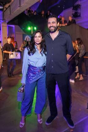 Fashion Show - ABOUT YOU Fashionmania Chryssanthi Kavazi und Tarek Müller bei der ABOUT YOU Fashionmania by AYFW in der Uber Eats Music Hall am 25.04.2025 in Berlin. Copyright: xEventpressxKochanx