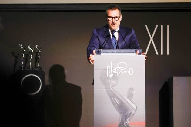 Eva Longoria receives the Platinum of Honor Award 2025 Famous faces at the presentation of the Platinum of Honor Award 2025 at the Palacio Municipal Ifema Madrid on April 26, 2025 in Madrid Spain EVA LONGORIA PLATINUM OF HONOR AWARD FAMOUS EVENT Antonio Gutié Madrid Madrid Madrid Spain  Copyright: xAntonioxGutiÃ rrezx 6676938