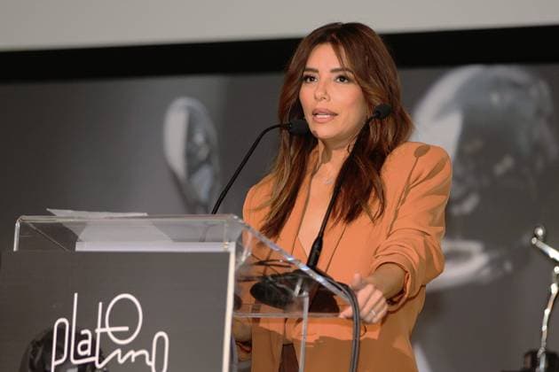 Actress Eva Longoria attending Honorifc Platino awards event in Madrid on Saturday, 26 April 2025. Cordon Press 