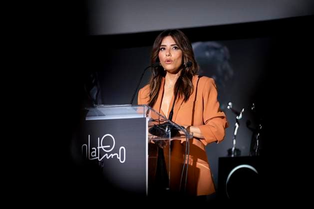April 26, 2025, Madrid, Madrid, Spain: Actress Eva Longoria attends the Ã¢â‚¬ËœPlatino de Honor award photocall at Teatro Albenizz in Madrid, Spain. Madrid Spain - ZUMAp177 20250426_znp_p177_012 Copyright: xAngelxPerezx