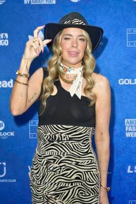 Marina Hoermanseder bei der ABOUT YOU Fashionmania by AYFW in der Uber Eats Music Hall. Berlin, 25.04.2025