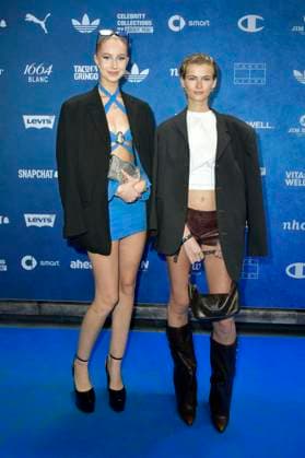 Svenja Sievers und Lea bei der ABOUT YOU Fashionmania by AYFW in der Uber Eats Music Hall. Berlin, 25.04.2025