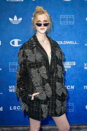 Lucy Hellenbrecht bei der ABOUT YOU Fashionmania by AYFW in der Uber Eats Music Hall. Berlin, 25.04.2025