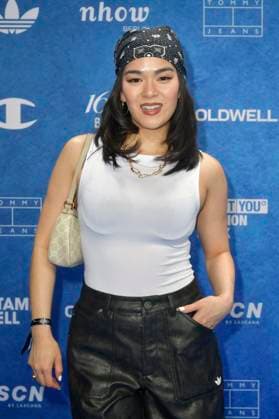 Linh Tran bei der ABOUT YOU Fashionmania by AYFW in der Uber Eats Music Hall. Berlin, 25.04.2025