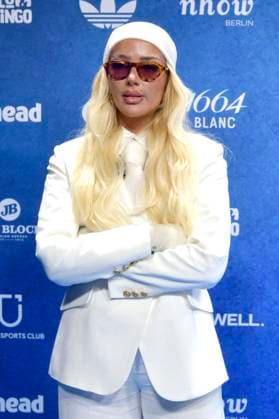 Loredana bei der ABOUT YOU Fashionmania by AYFW in der Uber Eats Music Hall. Berlin, 25.04.2025