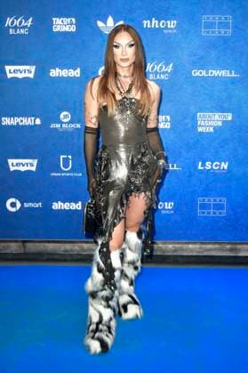 Miss Fame bei der ABOUT YOU Fashionmania by AYFW in der Uber Eats Music Hall. Berlin, 25.04.2025