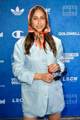 Melissa Khalaj bei der ABOUT YOU Fashionmania by AYFW in der Uber Eats Music Hall. Berlin, 25.04.2025