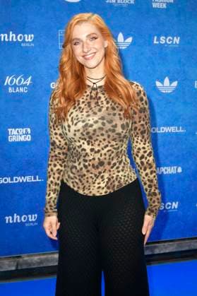Lara Trautmann bei der ABOUT YOU Fashionmania by AYFW in der Uber Eats Music Hall. Berlin, 25.04.2025