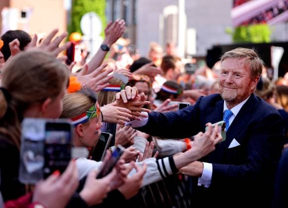 Bilder des Jahres 2025, Entertainment 04 April Entertainment Themen der Woche KW17 Entertainment Bilder des Tages 26-04-2025 Koningsdag King Willem-Alexander during Kingsday in Doetinchem. Â  Copyright: xPPEx
