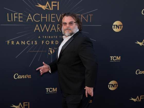 AFI Life Achievement Award Ceremony Honoring Francis Ford Coppola 26 April 2025 - Hollywood, California - Jack Black. AFI Life Achievement Award Ceremony Honoring Francis Ford Coppola at TCL Chinese Theatre. Photo Credit: Billy Bennight AdMedia Hollywood California United States EDITORIAL USE ONLY  Copyright: xx BillyxBennightx admphotostwo928411