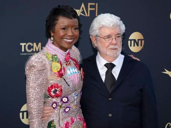 AFI Life Achievement Award Ceremony Honoring Francis Ford Coppola 26 April 2025 - Hollywood, California - Mellody Hobson and George Lucas. AFI Life Achievement Award Ceremony Honoring Francis Ford Coppola at TCL Chinese Theatre. Photo Credit: Billy Bennight AdMedia Hollywood California United States EDITORIAL USE ONLY  Copyright: xx BillyxBennightx admphotostwo928423