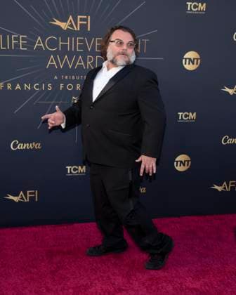 AFI Life Achievement Award Ceremony Honoring Francis Ford Coppola 26 April 2025 - Hollywood, California - Jack Black. AFI Life Achievement Award Ceremony Honoring Francis Ford Coppola at TCL Chinese Theatre. Photo Credit: Billy Bennight AdMedia Hollywood California United States EDITORIAL USE ONLY  Copyright: xx BillyxBennightx admphotostwo928427