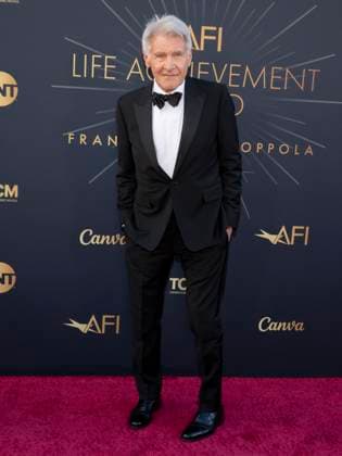 April 26, 2025, Hollywood, California, USA: Harrison Ford attends the AFI Life Achievement Award Ceremony Honoring Francis Ford Coppola. Hollywood USA - ZUMAb173 20250426_aap_b173_128 Copyright: xBillyxBennightx