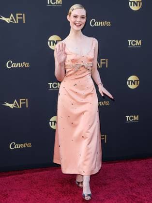 50th Annual AFI Life Achievement Award 2025 Honoring Francis Ford Coppola American actress Elle Fanning arrives at the 50th Annual AFI (American Film Institute) Life Achievement Award Honoring Francis Ford Coppola held at the Dolby Theatre in Hollywood, Los Angeles, California, United States. Dolby Theatre, Hollywood, Los Angeles, California, USA California United States  Copyright: xImagexPressxAgencyx originalFilename: collin-50thannu250427_npEX8.jpg
