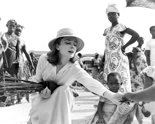 Archivbilder der Woche KW15 Audrey Hepburn Audrey Hepburn, Belgian Congo (1959) EDITORIAL USE ONLY Copyright: xFSN-Bx