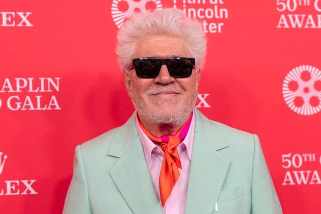 April 28, 2025, New York, New York, USA: Pedro Almodovar attends 50th Chaplin Award Gala celebrating Pedro Almodovar to benefit Film at Lincoln Center at Alice Tully Hall in New York on April 28, 2025. New York USA - ZUMAr339 20250428_znp_r339_048 Copyright: xLevxRadinx