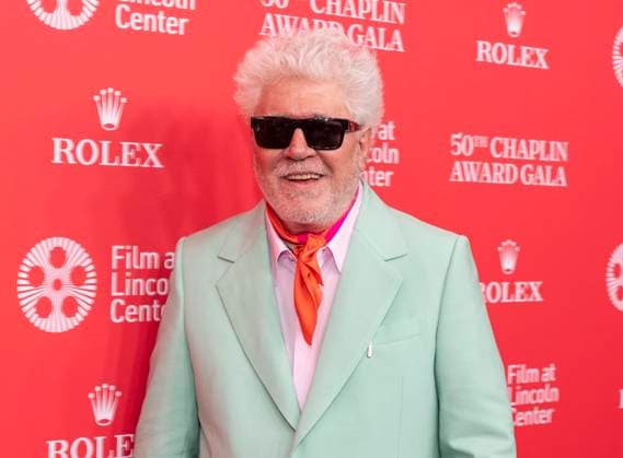 April 28, 2025, New York, New York, USA: Pedro Almodovar attends 50th Chaplin Award Gala celebrating Pedro Almodovar to benefit Film at Lincoln Center at Alice Tully Hall in New York on April 28, 2025. New York USA - ZUMAr339 20250428_znp_r339_087 Copyright: xLevxRadinx