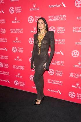 April 28, 2025, New York, United States: Dua Lipa attends the 50th Chaplin Award Gala at Alice Tully Hall at Lincoln Center. New York United States - ZUMAs197 20250428_aaa_s197_360 Copyright: xRonxAdarx