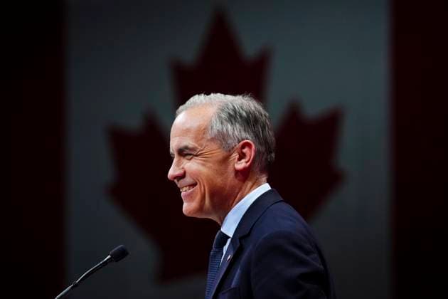 April 29, 2025, Ottawa, On, Canada: Canadian Prime Minister Mark Carney addresses supporters at Liberal campaign headquarters in Ottawa. Ottawa Canada  - ZUMAc35_ 20250429_zaf_c35_007 Copyright: xSeanxKilpatrickx