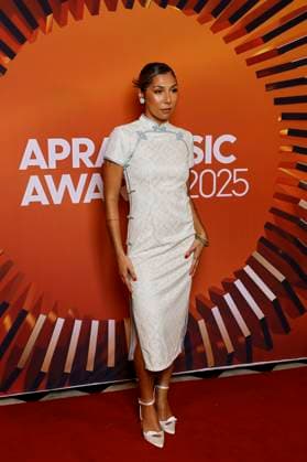 APRA MUSIC AWARDS 2025, Miss Kaninna poses for a photo during the 2025 APRA Music Awards at Melbourne Town Hall in Melbourne, Wednesday, April 30, 2025. ( NO ARCHIVING MELBOURNE VICTORIA AUSTRALIA  Copyright: xCONxCHRONISx 20250430124340338501