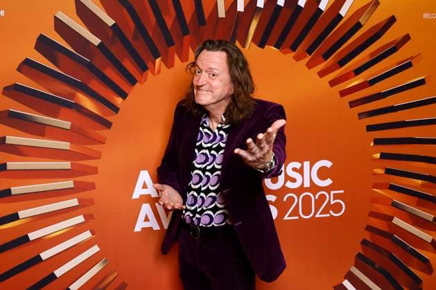 APRA MUSIC AWARDS 2025, Murray Cook poses for a photo during the 2025 APRA Music Awards at Melbourne Town Hall in Melbourne, Wednesday, April 30, 2025. ( NO ARCHIVING MELBOURNE VICTORIA AUSTRALIA  Copyright: xCONxCHRONISx 20250430186120689982