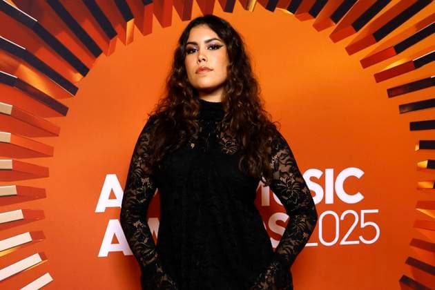 APRA MUSIC AWARDS 2025, Gypsy Rogers poses for a photo during the 2025 APRA Music Awards at Melbourne Town Hall in Melbourne, Wednesday, April 30, 2025. ( NO ARCHIVING MELBOURNE VICTORIA AUSTRALIA  Copyright: xCONxCHRONISx 20250430187614270065