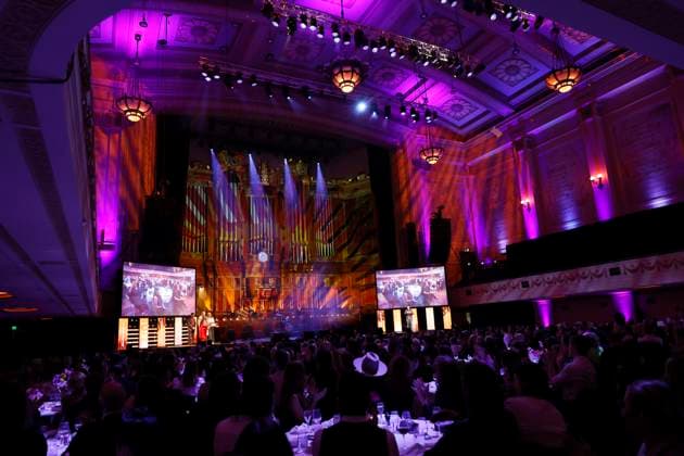 APRA MUSIC AWARDS 2025, A general view during the 2025 APRA Music Awards at Melbourne Town Hall in Melbourne, Wednesday, April 30, 2025. ( NO ARCHIVING MELBOURNE VICTORIA AUSTRALIA  Copyright: xCONxCHRONISx 20250430192397988045