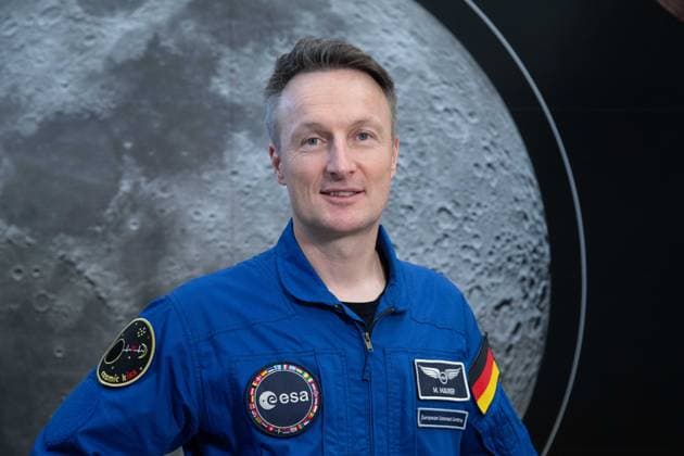 Matthias MAURER, Astronaut, SpaceTech.NRW Raumfahrtkonferenz im Deutschen Zentrum fuer Luft- und Raumfahrt in Koeln, 30.04.2025. *** Matthias MAURER, Astronaut, SpaceTech NRW Space Conference at the German Aerospace Center in Cologne, 30 04 2025