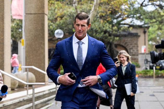 BEN ROBERTS SMITH COURT, Ben Roberts Smith is seen during a break the Federal Court of Australia in Sydney, Thursday, May 1, 2025. ( NO ARCHIVING SYDNEY NEW SOUTH WALES AUSTRALIA  Copyright: xBIANCAxDExMARCHIx 20250501119132992705