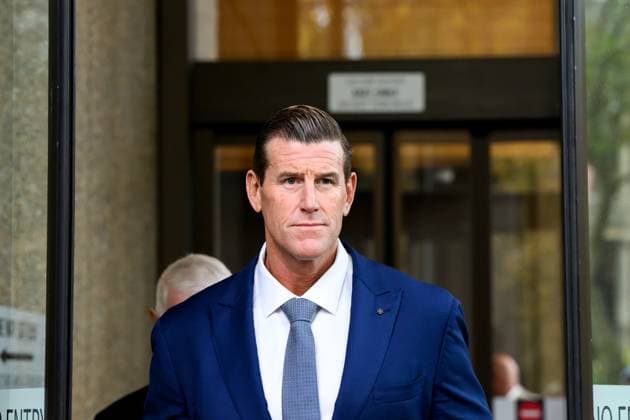 BEN ROBERTS SMITH COURT, Ben Roberts Smith is seen during a break the Federal Court of Australia in Sydney, Thursday, May 1, 2025. ( NO ARCHIVING SYDNEY NEW SOUTH WALES AUSTRALIA  Copyright: xBIANCAxDExMARCHIx 20250501195013385927