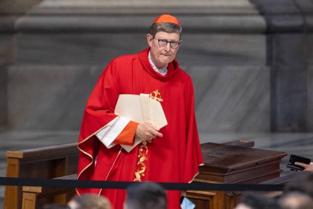 - Cardinal Rainer Maria Woelki participates in the Eucharistic Celebration in suffrage of the Roman Pontiff Francis, on the fifth day of the Novendiali, inside the Vatican Basilica in Rome Rome Italy Rome Italy  Copyright: xIPA ABACAx