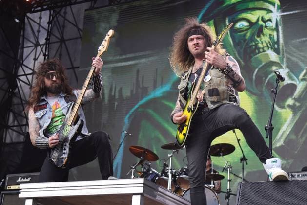 Entertainment Bilder des Tages SÃO PAULO, SP - 03.05.2025: BANGERS OPEN AIR 2025 - The North American band Municipal Waste performs this Saturday (03) during the second day of the Bangers Open Air festival held in São Paulo at Memorial da América Latina, west of the capital, between May 2nd and 4th, 2025. x2731096x  YurixMurakami