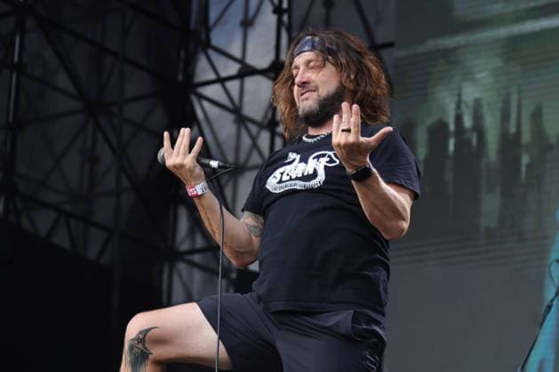 SÃO PAULO, SP - 03.05.2025: BANGERS OPEN AIR 2025 - The North American band Municipal Waste performs this Saturday (03) during the second day of the Bangers Open Air festival held in São Paulo at Memorial da América Latina, west of the capital, between May 2nd and 4th, 2025. x2731101x  YurixMurakami