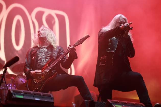 RECORD DATE NOT STATED Saxon performs at bangers open air Sao paulo (sp), 03 05 2025 - bangers open air festival sp - performance by the band saxon during bangers open air, this saturday (03), at the memorial of latin america, in the city of sao paulo. (Foto: Fabricio Bomjardim Thenews2 imago images) Saxon performs at bangers open air  Copyright: xFabricioxBomjardimx