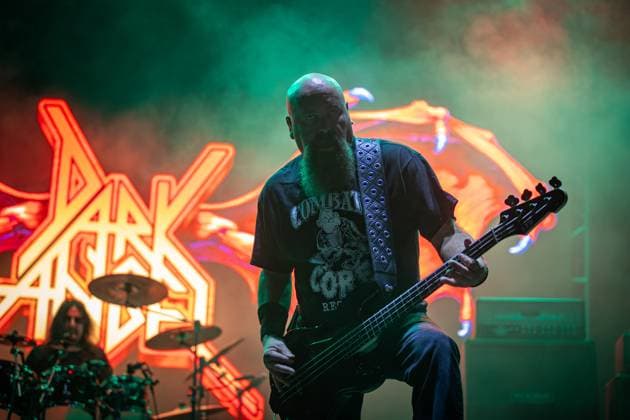 SÃO PAULO, SP - 03.05.2025: BANGERS OPEN AIR 2025 - American trash metal band Dark Angel performs this Saturday (03) during the second day of the Bangers Open Air festival held in São Paulo at Memorial da América Latina, west of the capital, between May 2nd and 4th, 2025. x2731706x  EmersonxSantos