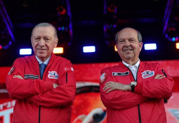 News Themen der Woche KW18 News Bilder des Tages Turkish President Recep Tayyip Erdo?an attends the Teknofest Aerospace Technology Festival awards ceremony Turkish President Recep Tayyip Erdo?an attends the Teknofest Aerospace Technology Festival awards ceremony in the Turkish Republic of Northern Cyprus, on 04 May 2025. Photo by Turkish presidency apaimages Cyprus Ankara Turkey 040525_Turkey_TPO_00(3) Copyright: xapaimagesxTurkishxpresidencyx xapaimagesx
