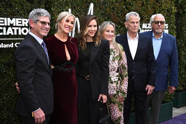 Peter Goldstein, Camille Goldstein, Katharine McPhee Foster, Gast, David Foster und Gast bei der Alzheimer s Association Magic of Music Gala im Vibiana. Los Angeles, 04.05.2025
