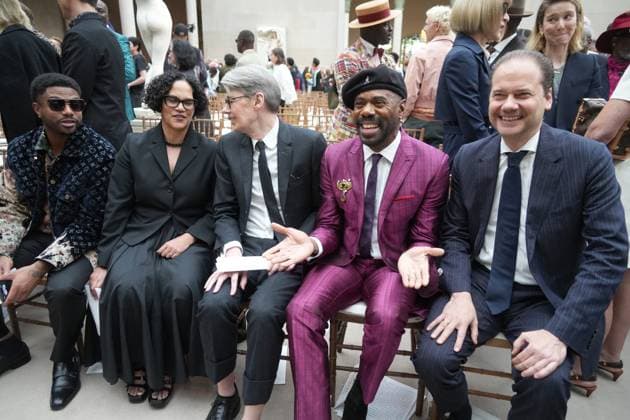 Entertainment Themen der Woche KW19 Entertainment Bilder des Tages May 5, 2025, New York, New York, USA: KWAME ONWUACHI, MONICA MILLER, ANDREW BOLTON , COLMAN DOMINGO and MAX HOLLEIN attend the press preview of the Met Museum Costume InstituteÃ¢â‚¬â ¢s exhibition Ã¢â‚¬oeSuperfine:Tailoring Black StyleÃ¢â‚¬Â, .The Metropolitan Museum of Art, NYC.New York City, NY.May 5, 2025. New York USA - ZUMAms4_ 20250505_faf_ms4_007 Copyright: xSoniaxMoskowitzxGordonx
