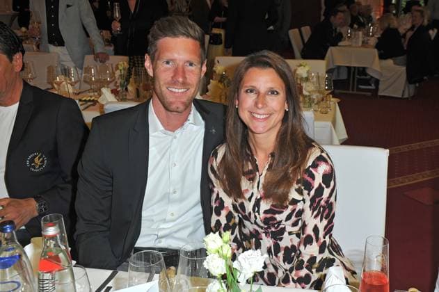 Europa-Park EAGLES Golf Cup. Nicolas und Ann-Kathrin Mack anläßlich des Europa-Park EAGLES Golf Cup am 05.05.2025 im Europapark Rust. 20250505MWI040711