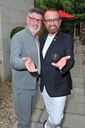 Europa-Park EAGLES Golf Cup. Ross Antony und Paul Reeves anläßlich des Europa-Park EAGLES Golf Cup am 05.05.2025 im Europapark Rust. 20250505MWI040745