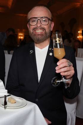 Europa-Park Eagles Charity Golfcup 2025 Ross Antony anlässlich des Gala-Abends im Hotel Colosseo. Europa-Park Eagles Charity Golfcup 2025 am 05.05.2025. Hotel Colosseo, Rust, Baden-Württemberg, Deutschland.