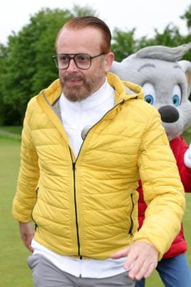 Europa-Park Eagles Charity Golfcup 2025 Ross Antony auf dem Golfplatz. Europa-Park Eagles Charity Golfcup 2025 am 05.05.2025 auf dem 18-Loch-Platz des Europa-Park Golfclubs Breisgau e.V.. Baden-Württemberg, Deutschland.