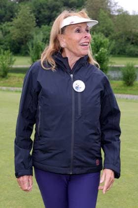 Europa-Park Eagles Charity Golfcup 2025 Ireen Sheer auf dem Golfplatz. Europa-Park Eagles Charity Golfcup 2025 am 05.05.2025 auf dem 18-Loch-Platz des Europa-Park Golfclubs Breisgau e.V.. Baden-Württemberg, Deutschland.
