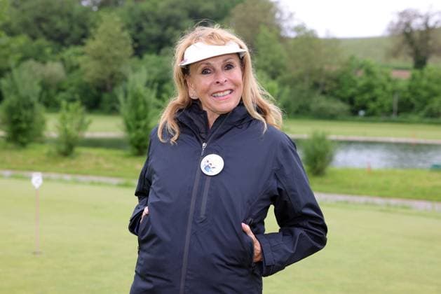 Europa-Park Eagles Charity Golfcup 2025 Ireen Sheer auf dem Golfplatz. Europa-Park Eagles Charity Golfcup 2025 am 05.05.2025 auf dem 18-Loch-Platz des Europa-Park Golfclubs Breisgau e.V.. Baden-Württemberg, Deutschland.
