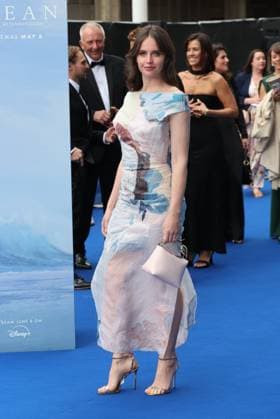 . 06 05 2025. London, United Kingdom. Felicity Jones arriving at the Ocean with David Attenborough premiere in London.  xStephenxLockx xi-Imagesx IIM-25922-0003