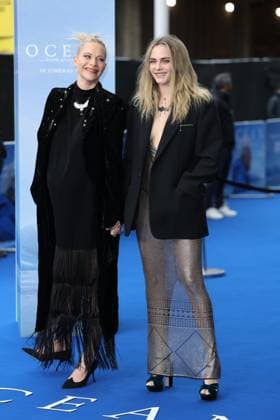 . 06 05 2025. London, United Kingdom. Cara and Poppy Delevingne arriving at the Ocean with David Attenborough premiere in London.  xStephenxLockx xi-Imagesx IIM-25922-0020