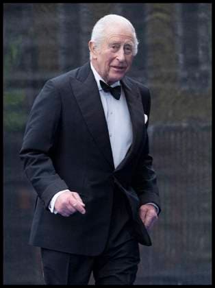 . 06 05 2025. London, United Kingdom. King Charles III arriving at the Ocean with David Attenborough premiere in London.  xStephenxLockx xi-Imagesx IIM-25922-0041