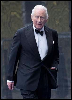 . 06 05 2025. London, United Kingdom. King Charles III arriving at the Ocean with David Attenborough premiere in London. xStephenxLockx xi-Imagesx IIM-25922-0045